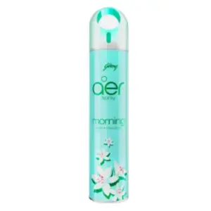 Godrej Aer Spray | Room Freshener for Home & Office - Morning Misty Meadows (220 ml) | Long-Lasting Fragrance
