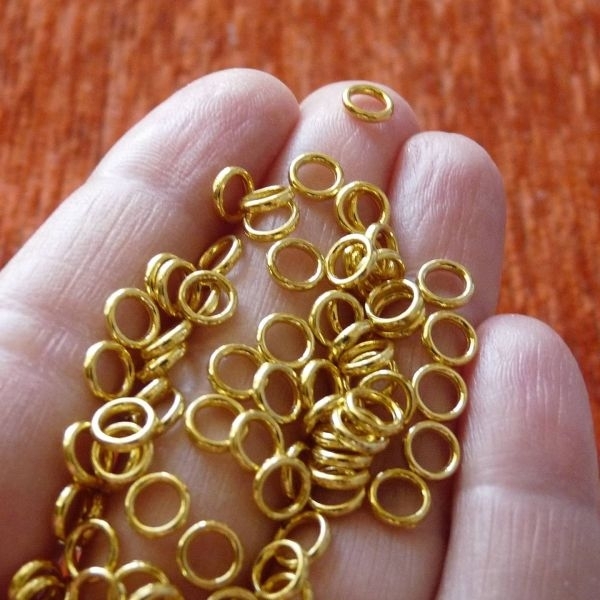 Gold Plated Jump Ring 100 Grams Packet - Image 4