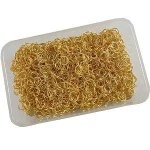 Gold Plated Jump Ring 100 Grams Packet