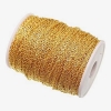 Gold Plated Metal Link Chain for Jewelry Making