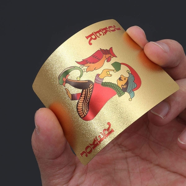 International Standard Gold Plated Playing Cards - Image 2