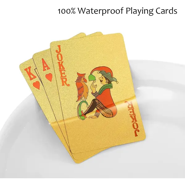 International Standard Gold Plated Playing Cards - Image 4