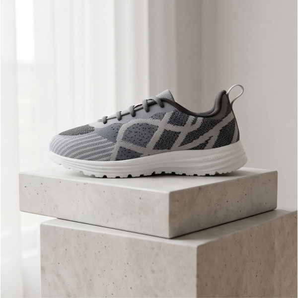Goldstar Alba 06 Grey Unisex Sneakers – Casual Lightweight Running & Walking Shoes - Image 4