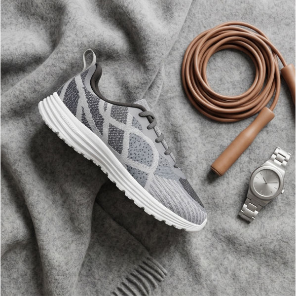 Goldstar Alba 06 Grey Unisex Sneakers – Casual Lightweight Running & Walking Shoes - Image 5
