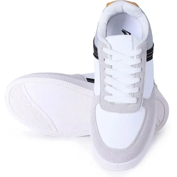 GoldStar Arc 1D White Grey Shoes for Men - Image 2