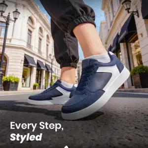 GoldStar Arc 1C Navy White Shoes for Men