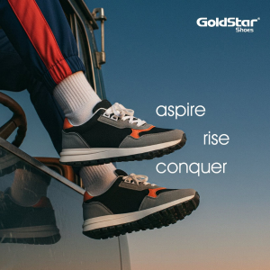 GoldStar Arc 2D Grey Black Shoes for Men