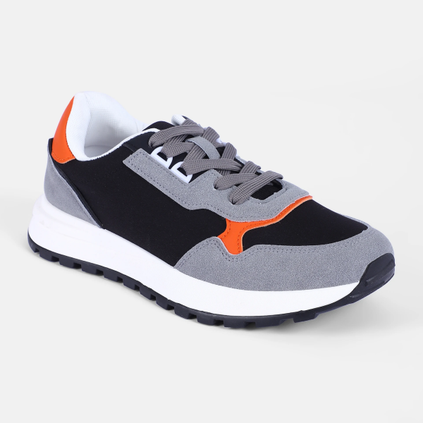 GoldStar Arc 2D Grey Black Shoes for Men - Image 3