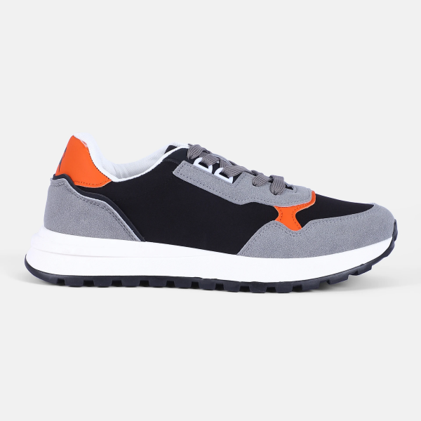 GoldStar Arc 2D Grey Black Shoes for Men - Image 4