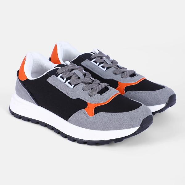 GoldStar Arc 2D Grey Black Shoes for Men - Image 7