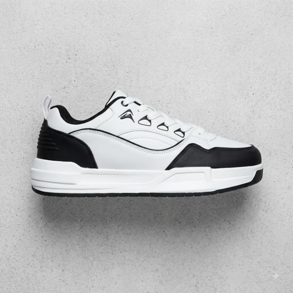 Goldstar Arc AX-6A Men’s Black & White Casual Sneakers | Lightweight Everyday Streetwear Shoes - Image 3