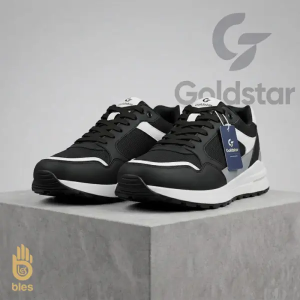 Goldstar ARC Series AX-2EV White Black Shoes for Men – Lightweight Sports & Casual Sneakers - Image 2