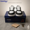 GoldStar AX-1EV Trendy Lifestyle Sneakers - White/Black/Red Tri-Color Stylish Sports Shoes