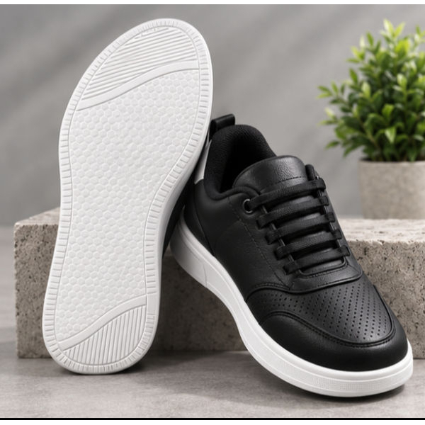 GoldStar AX-1GV Black Casual Sneakers for Men - Image 3