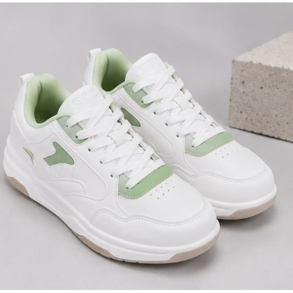 Goldstar AXL-114 Casual Sneakers Green White Lace-Up Comfort Shoes - Image 5