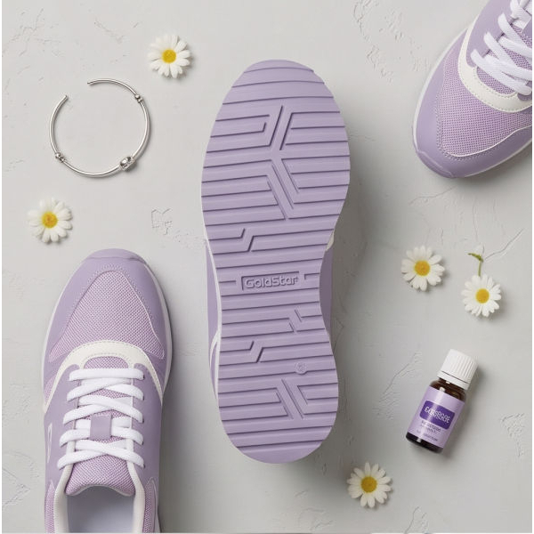 Goldstar Daisy 02 Purple Sneakers For Women – Casual Lightweight Running Shoes - Image 3