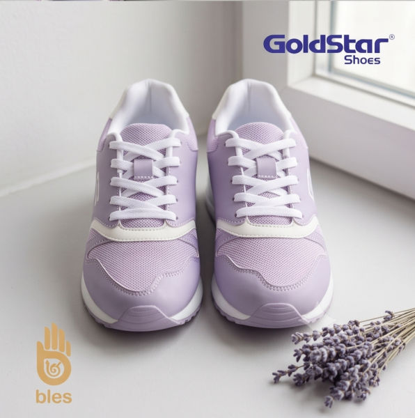 Goldstar Daisy 02 Purple Sneakers For Women – Casual Lightweight Running Shoes