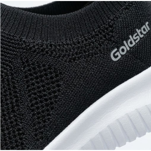 Goldstar G10-1113 Unisex Black Slip-On Shoes – Lightweight Breathable Knit Sneakers for Men & Women - Image 4