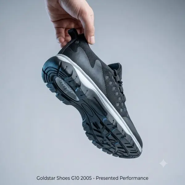 GoldStar G10 2005 Sports Shoes – Premium Grey Running Sneakers - Image 4