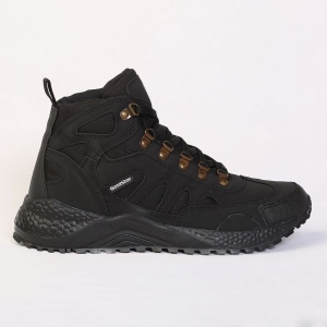 Goldstar G10 401 Black Lace-Up Trekking Shoes For Men