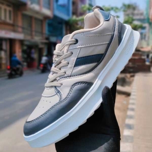Goldstar G10 G1304 Grey Navy Shoes For Men