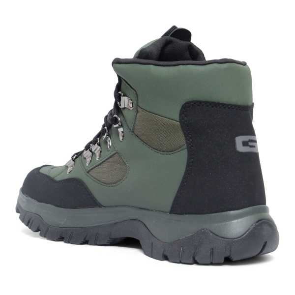 Goldstar G10 G2006 Olive Black Lace-Up Trekking Shoes For Men - Image 4