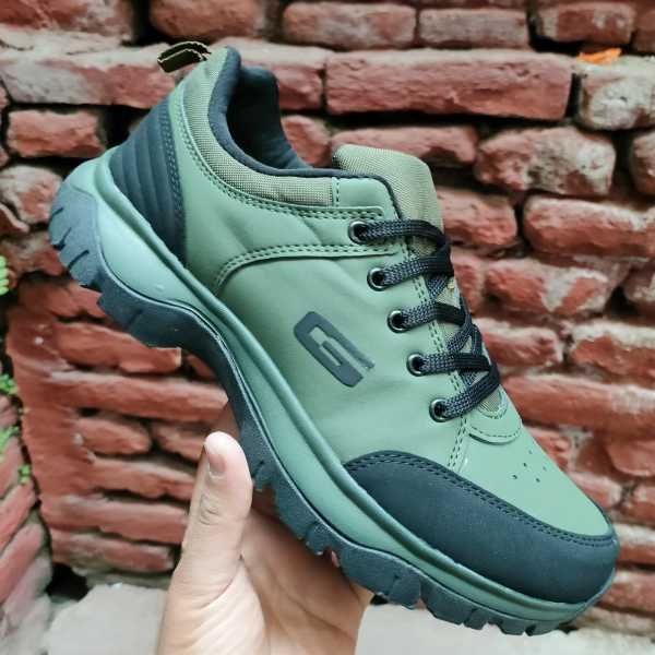 Goldstar G10 G2008 Olive Sports/Trekking/Hiking Shoes For Men - Image 2