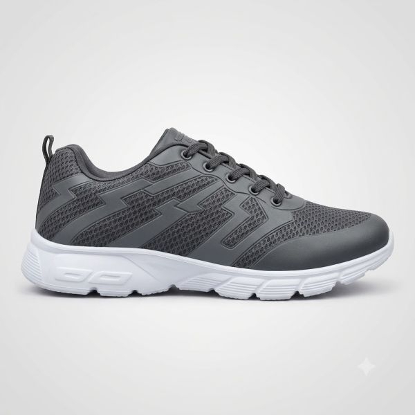 Goldstar G10-G708 Men's Dark Grey Running & Walking Shoes | Lightweight Sports Sneakers - Image 3