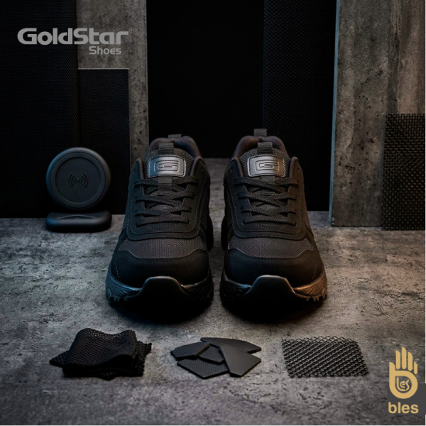 Goldstar G10-L2111 Black Running Shoes – Lightweight Sports & Casual Sneakers