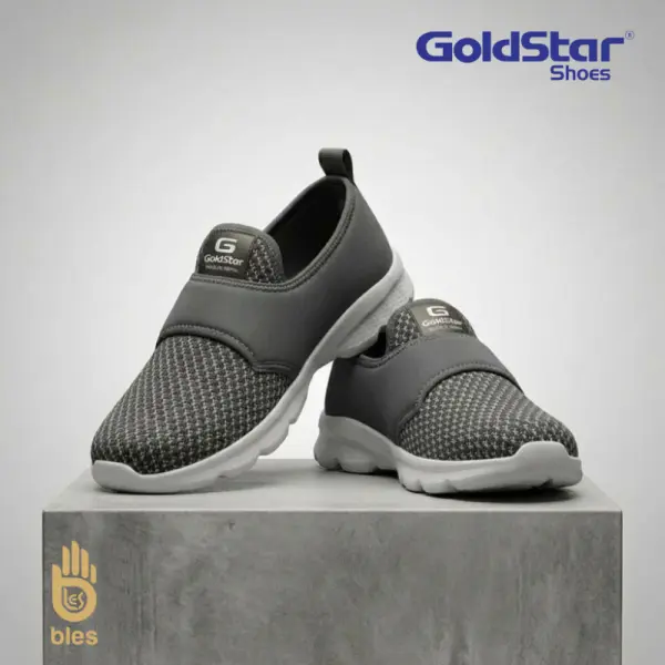 Goldstar G10-L604 Men's Slip-On Shoes – Dark Grey