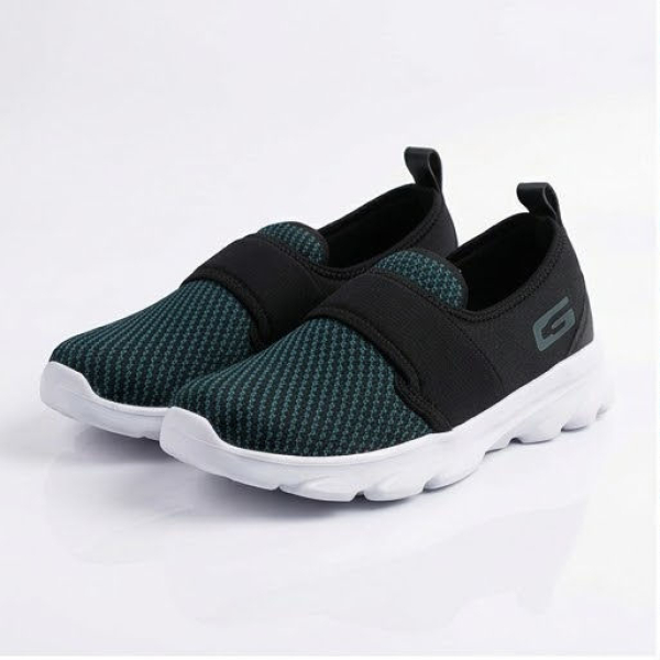 Goldstar G10-L604 Unisex Slip-On Running Shoes – Breathable Sea Green Knitted Mesh Sports Sneakers - Image 5