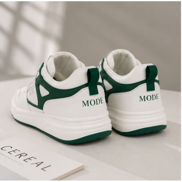 Goldstar Shoes MODE Carlo-01 Green White Casual Sneakers for Men & Women - Image 2