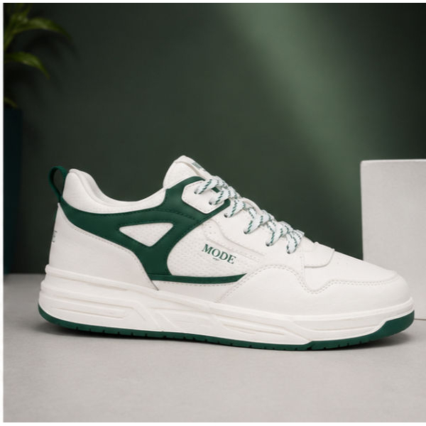 Goldstar Shoes MODE Carlo-01 Green White Casual Sneakers for Men & Women - Image 4
