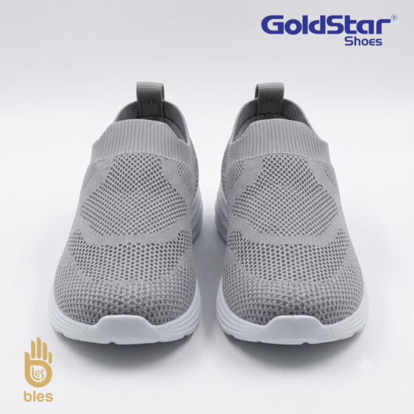 GoldStar Sunlite-04 Grey Lightweight Sports Shoes – Comfortable Walking Slip-Ons - Image 2