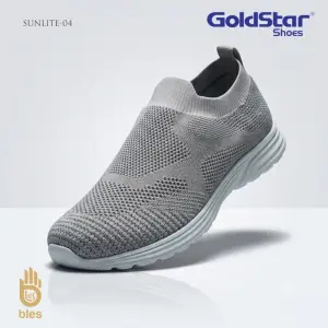 GoldStar Sunlite-04 Grey Lightweight Sports Shoes – Comfortable Walking Slip-Ons