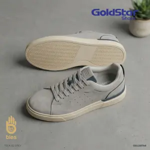 Goldstar TECK-02 Premium Casual Shoes – Grey / Navy Accent