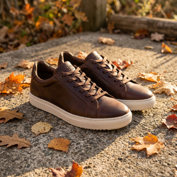 Goldstar ULSF-AX-1/B Neo Brown Casual Sneakers | Lightweight Comfortable Everyday Walking Shoes - Image 5