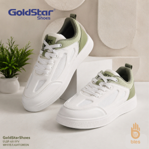 Goldstar ULSF-AX-1FV Unisex Lightweight Casual Sneakers – White/Light Green