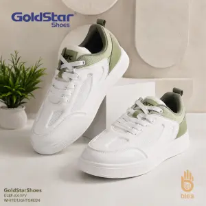Goldstar ULSF-AX-1FV Unisex Lightweight Casual Sneakers – White/Light Green