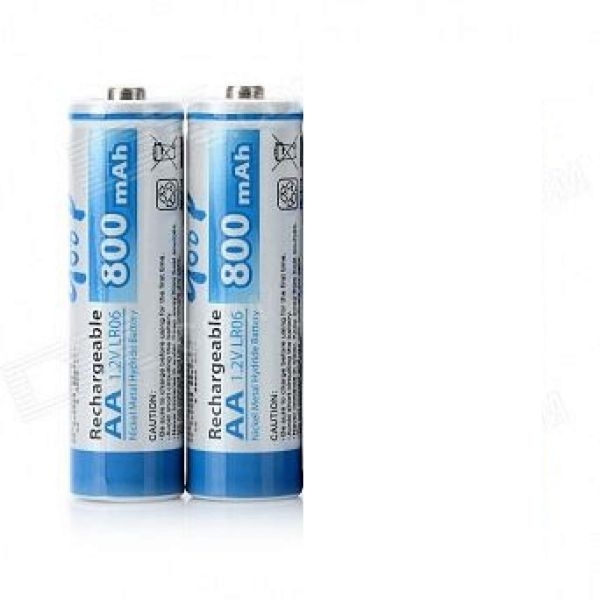 Goop AA Sized 800mAh Ni-CD 1.2V Rechargeable Battery 2Pcs - Image 3