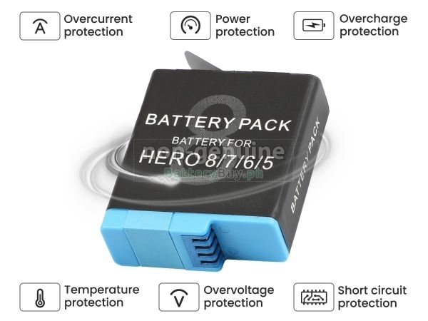 Gopro Hero 5 Hero 6 Hero 7 Hero 8 Battery - Image 4
