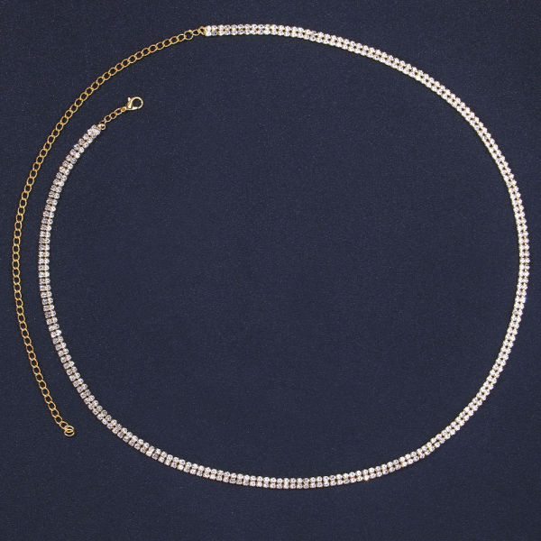 Gorgeous Fashion Rhinestone Body Chain - Image 5