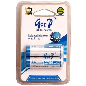 GP 2700mAh 1.2V AA Rechargeable battery Pre-charged