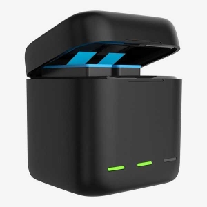 GP-910 3-Battery Charging Box Storage Case For GoPro HERO12 Black /11 Black /10 Black /9 Black