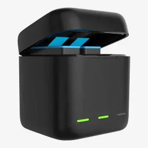 GP-910 3-Battery Charging Box Storage Case For GoPro HERO12 Black /11 Black /10 Black /9 Black