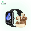 Green Combo Airbeat-520 Dual Mic ENC Earbuds & vision Fit metallic Smartwatch | 2.04" Super Amoled Display | BT Calling | IP68 | Nepali Language | BT V5.2 | 260mAh | 15 Days working | earbuds | 30H Of Playtime | IPX4 | Dual Mic | 6 Hours working