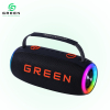 Green Melody-30 Wireless Speaker | 30Watt (15*2) Output | Dual Speaker | Dual EQ Models | 57mm*2 Dynamic Drivers | 6 Hours Playback | IPX5 Rating | FM Radio | RGB Changeable Light | 4000mAh Battery Capacity | Stereo Sound | HIFI Tone| | Type-c Charging