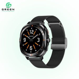 Green Squaro Smartwatch | In-Build DA GPT