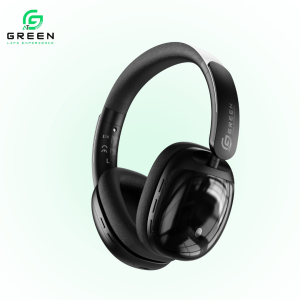 Green Symphony Hybrid ANC Headphone (40-50dB) | 45ms Low Latency | Spatial Audio Technology
