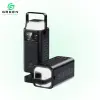 Green Turbo-50 Powerbank |50000mAh PD Fast Charging | Removable Attach Wire | Emergency Flash Light | 22.5W | 4 Output Ports | 3 Input Ports | Two Way PD Fast Charging | Digital Display | QC 3.0 | Lithium polymer Large Capacity Battery | 6 Months Warranty